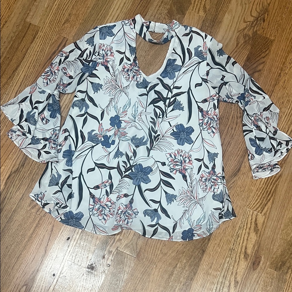 Floral Print Women's Top